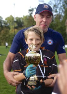 Daniel: Player of the Match. Our scrum half gave the team structure and was worth POM for one glorious pass on its own; taking the tackle before a floated offload for Alexander to score.